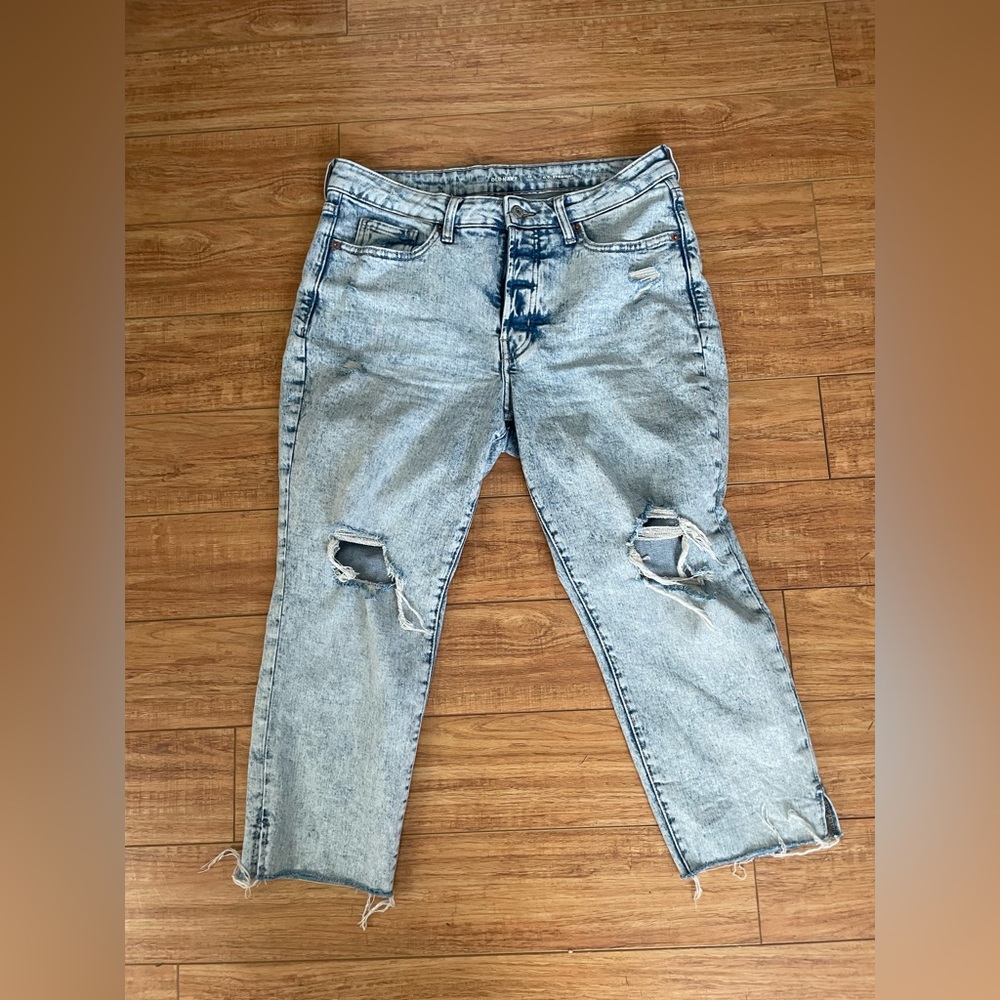 OG Straight High Waisted Button Fly Jeans